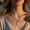 Karamah Celestia Crescent Necklace