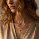 Karamah Celestia Crescent Necklace