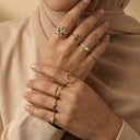 Karamah Layali Moonlight Ring Set