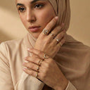 Karamah Layali Moonlight Ring Set