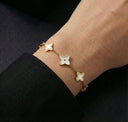 White Blossom Petal Bracelet