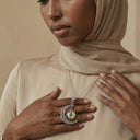 Karamah Noor Crescent Necklace