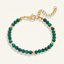 Emerald Green Beaded Bracelet