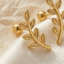 Karamah Sakinah Leaf Earrings