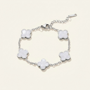 Silver Clover Bracelet