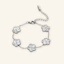 Silver Clover Bracelet